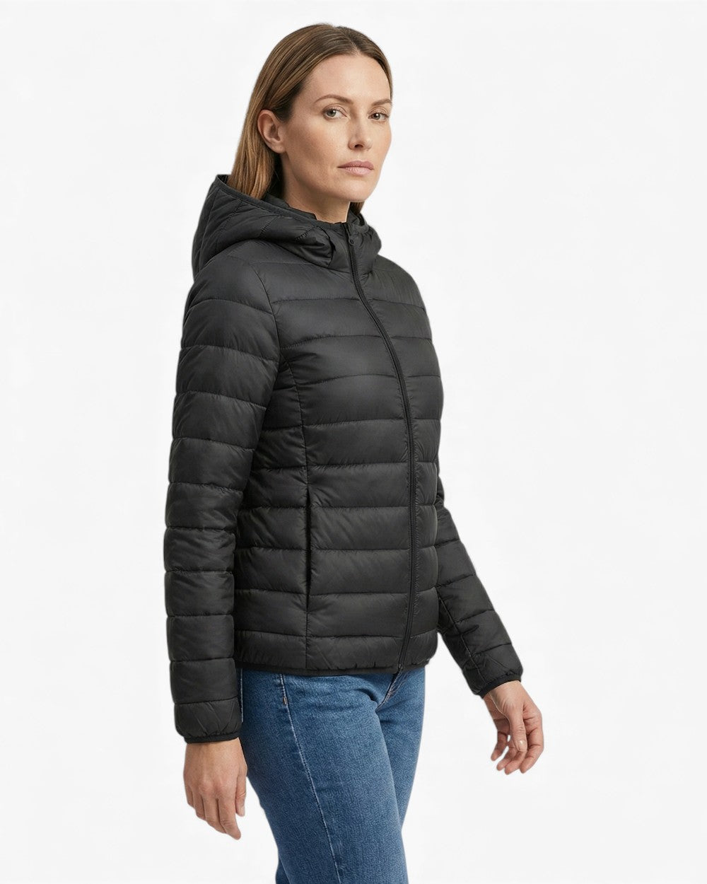 Hooded Puffer Jacket Lightweight