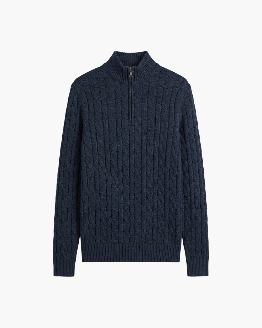 Regular Quarter-Zip Sweater Cable Knit