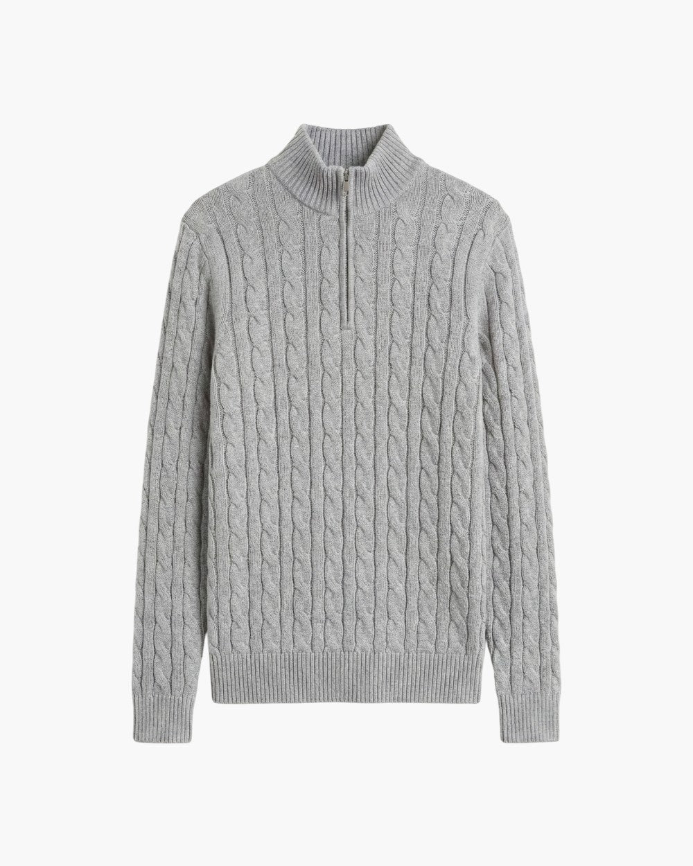 Regular Quarter-Zip Sweater Cable Knit