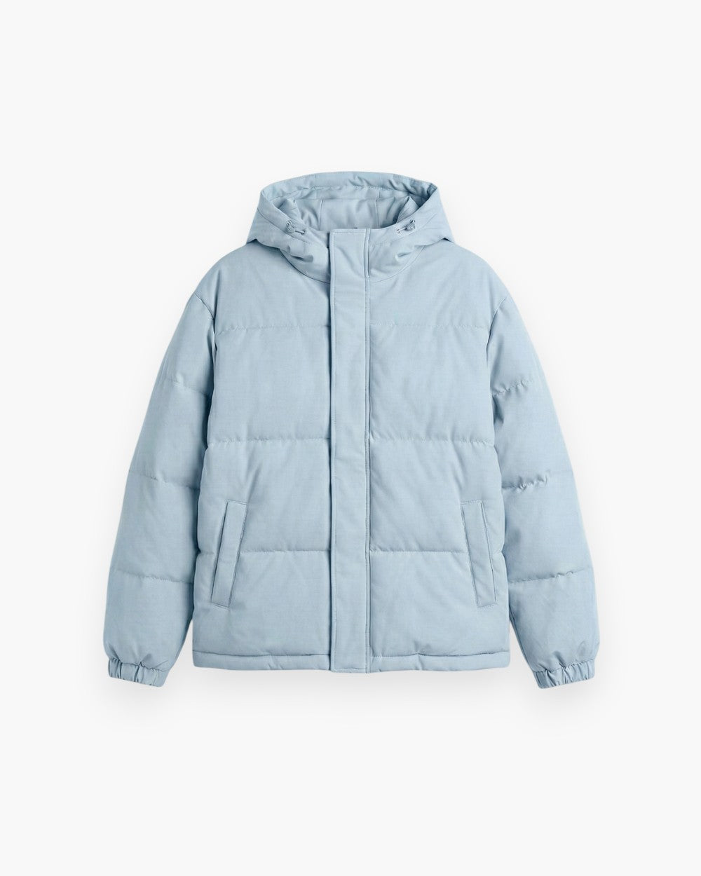 Hooded Puffer Jacket With Side Pockets